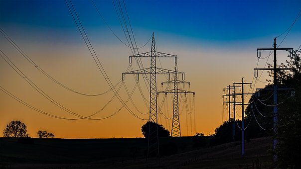 electricity pylons